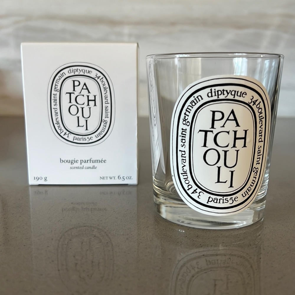 Patchouli cleaned jar and box